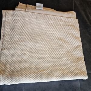 Restoration Hardware Petal Pink Diamond Matelasse Shower Curtain